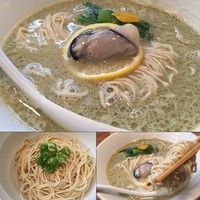 「【限定】牡蠣らーめん900円 ＋ 替え玉 100円」@らーめん カッパハウスの写真