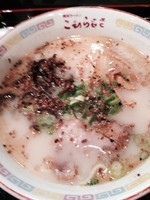 「ミニラーメン」@熊本ラーメン こむらさき 新横浜店の写真