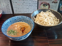 「期間限定麺 濃厚海老味噌つけ麺」@めん処 夢ノ弥の写真