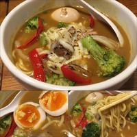 「【1月限定】カリーぱみゅぱみゅ 820円＋味玉 100円」@鶏の穴の写真