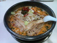 「期間限定麺 とろける特濃味噌らーめん」@らーめん工房 赤まる 那覇店の写真