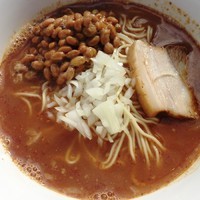 「中華そば＋納豆」@煮干乱舞の写真