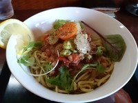 「【限定】牛肉トマトまぜそば 780円」@和風らーめん 凪の写真