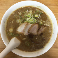 「ごぐえぎ（裏メニュー中・中太麺）」@長尾中華そば 青森駅前店の写真