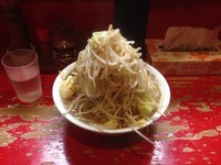 「ラーメン　野菜・ニンニク・アブラ増し」@らーめん一の写真