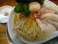 「ダハハ 塩鶏特製そば」@鶏そばムタヒロの写真