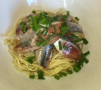 「いわしそば 390円」@中華そば よしかわの写真