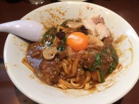 「【限定】インドのあえめん　激辛ちょい手前」@UNDER GROUND RAMENの写真