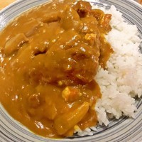 「カツカレーセット(850円)」@もりのやの写真
