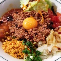 「まぜそば×ドン蛸ス」@雨ニモマケズの写真