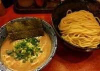 「[限定]鶏とホタテの濃厚つけめん　800円」@二代目狼煙 本店 葉隠製麺の写真