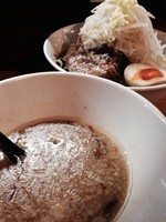 「「限定」背脂にんにくつけ麺」@武将の写真