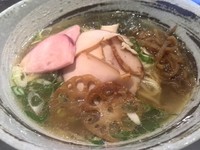 「（限定）塩煮干しそば　800円」@つけそば 麺彩房 五反田店の写真