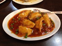 「水餃子の甘酢あんかけ」@桂林餃子 満足 新検見川店の写真