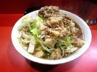 「小ラーメン ニンニクアブラ」@ラーメン二郎 仙川店の写真
