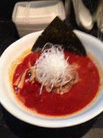 「辛そば780円」@麺屋どうげんぼうずの写真