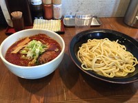 「辛味噌つけ麺」@麺屋たつみ 喜心 狭山店の写真