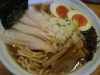 「煮干しらぁ麺【当日限定】（８００円）＋味玉＋チャーシュー」@麺道 GENTENの写真
