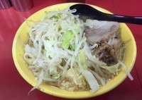 「少なめラーメン（野菜少なめ・にんにく）」@ラーメン二郎 茨城守谷店の写真