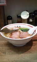 「中華そば（￥670）＋そぼろご飯（￥100）」@青竹平打ち中華そば 麺壱吉兆の写真