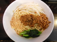 「汁なし担担麺＋ライス（小）」@自家製麺ほうきぼし 神田店の写真