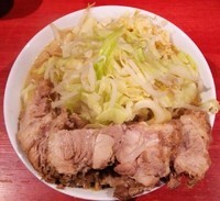 「小ラーメン豚入り：800円」@ラーメン二郎 会津若松駅前店の写真