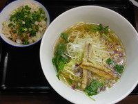「八角の和風仕立て麺＋変わり飯」@ラーメン愉悦処 似星の写真