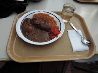 「ジャンボコロッケカレー」@ラビットの写真