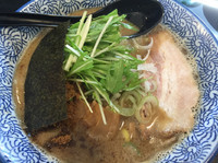 「濃厚狼煙らーめん塩(大盛)¥850+ビール¥500」@狼煙 〜NOROSHI〜の写真