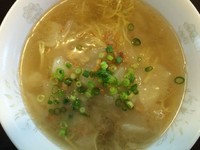 「【限定】蝦米蘿蔔麺 700円」@らーめん 竜屋の写真