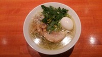 「しおグリーン麺 ゆずみつば＋塩煮玉子」@麺屋 六感堂 Rock'anDoの写真