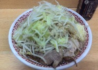 「小ラーメン（にんにく・あぶら）」@ラーメン二郎 環七新新代田店の写真