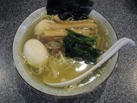 「鶏塩ラーメン680円＋玉子100円」@鳥七の写真