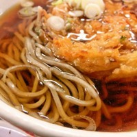 「かき揚げそばミニカレーセット(770円)」@前沢SA 上り線 スナックコーナーの写真