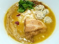 「鶏そば（醤油）＋つくね （150201）」@國分ラーメン食堂の写真