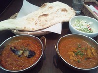 「2種のカリーランチ」@インドカリーダイニング Cobara-Hetta ヨドバシAKIBA店の写真