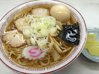 「中華そば650円、味玉100円」@自家製手打ち中華そば 金ちゃんの写真