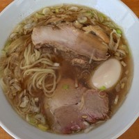 「らーめん￥650円(味玉＋100円)」@らーめん逆流の写真