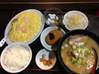 「エビとじ定食」@ラーメン・餃子・中華 菜菜香の写真