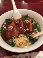 「豚角煮そば870円」@広州厨房の写真