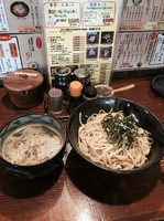 「・ベジ豚骨魚介つけ麺」@中華麺家 まんまるの写真