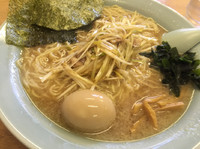 「ネギラーメン中盛+味玉」@ラーメンショップ 足利50号店の写真