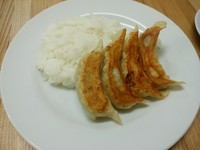 「らーめん＋餃子＋ライス(辛味噌・辛さ3・こってり)798円」@まてんろうの写真