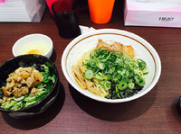 「塩油そば780円+厚切りチャーシューのせTKG230円ランチ時の」@麺屋はるひ 小牧店の写真