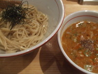 「【水曜限定】坦々つけそば　８５０円」@地球の中華そばの写真