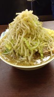「ラーメン大 850円 ヤサイ増し ニンニク」@ラーメン アカリケンの写真
