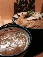 「鶏と魚介のつけ麺 山盛」@つけ麺 たけもとの写真