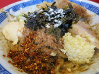 「たれそば780円アブラ以外全増しで豚」@ジャンプの写真