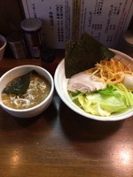 「四種の魚のつけ麺800円 具だくさん200円」@『   』（無銘）の写真