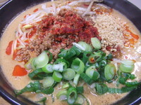 「【限定】担々麺(汁あり)　小　７５０円」@自家製麺 てんかの写真